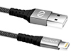 USB to MFi Lightning Braided Cable | 4ft | Black