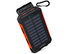 10,000mAh | Dual USB Solar Power Bank | Black