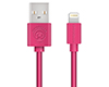 13832                 USB to MFi Lightning Rounded Cable | 4ft | Pink