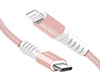 14114                 USB-C to MFi Lightning Braided Fast Charge Cable | 4ft | Rose Gold 