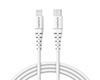 USB-C to MFi Lightning Rounded Fast Charge Cable | 4ft | White