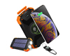 10,000mAh | Wireless Solar Power Bank | Black