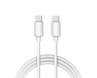 15205                 USB-C to USB-C Rounded Fast Charge Cable | 3ft | Bulk 200pc Pack | White