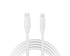 USB-C to MFi Lightning Rounded Fast Charge Cable | 12ft | White