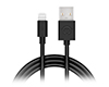 15386                 USB to MFi Lightning Rounded Cable | 4ft | Black