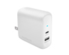 15483                 SpeedMax68 68W USB-C PD + USB GaN Laptop Wall Charger | White