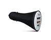 15609                 Power T3 Xtreme 55W 3-Port USB-C PD + Dual USB Fast Car Charger with PPS | Black