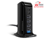Power Tower 42W 6 USB Charging Station Black