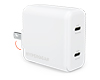 15689                 SpeedBoost 20W USB-C PD + 20W USB-C PD Fast Wall Charger with PPS | White