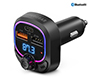 IntelliCast Road FM Transmitter Car Charger with 15W USB-C | Black