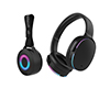 Wireless Audio Essentials Duo | Light-Up Speaker + Headphones | Black