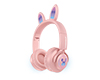 Bunny Tracks Wireless Light-Up Headset | Pink
