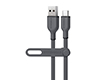 15998                 Flexi Pro USB to USB-C Soft-Touch Charge & Sync Cable | 6ft | Gray 