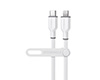 Flexi Pro USB-C to Lightning Soft-Touch Fast Charge Cable | 4ft | White 
