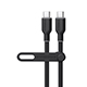 16053                 Flexi Pro USB-C to USB-C Soft-Touch Fast Charge Cable | 15ft | Black 