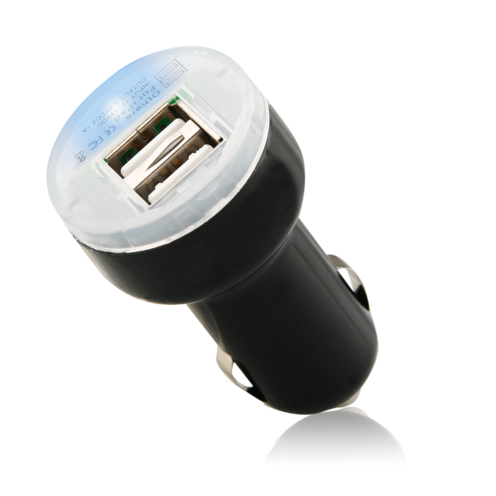 ECO Dual USB Vehicle Charger 2.1A Black Bulk