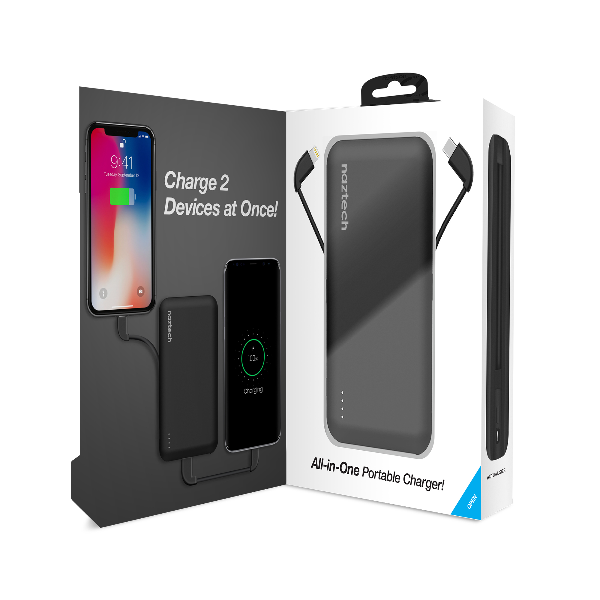Lightning + USB-C Power Bank 10000mAh | Hypercel