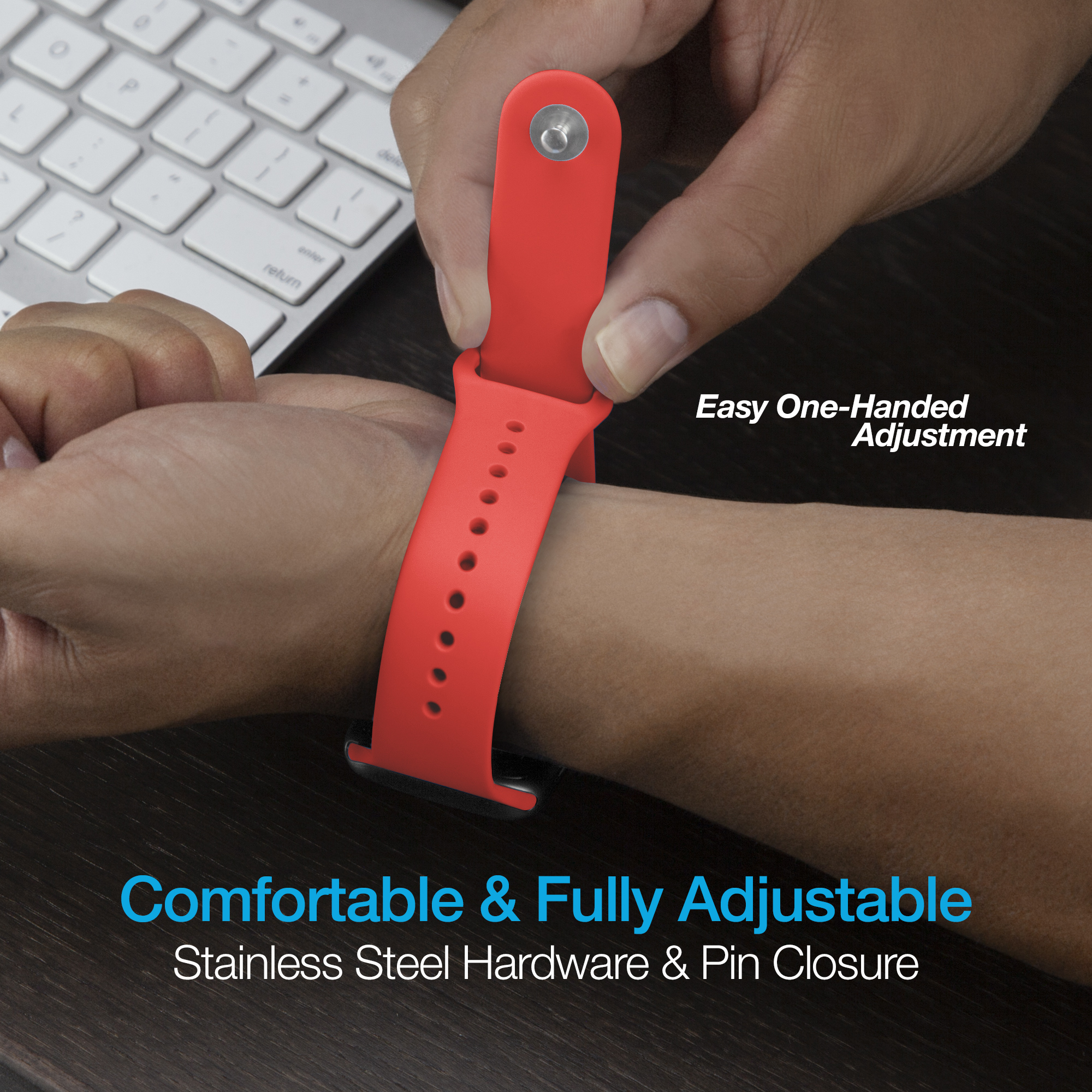 apple watch silicone band 44mm
